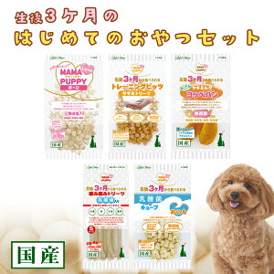 Add.Mate アドメイト 生後3ヶ月の犬用 はじめてのおやつセット | Add.Mate 犬用おやつ 間食用 全犬種用 国産 日本製 ボーロ パン さつまいも パピー シニア スターターセット