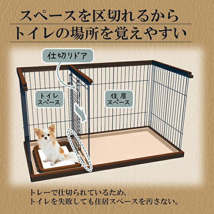 楽天市場】ペティオ トイレのしつけが出来る ドッグルームサークル 