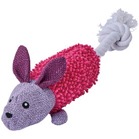 ペティオ 犬用おもちゃ モコモコシャカシャカロープTOY ウサギ | Petio 犬用玩具 ロープおもちゃ うさぎ 洗える シャカシャカフィルム入 ロープ付き モコモコ生地使用