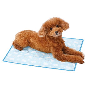 ペティオ 犬猫用マット 電気を使わない アルミ＆ジェル ソフトクールマットHNB L | Petio ペットマット 犬用マット 猫用マット 猫 マット 夏 ネコマット 暑さ対策 熱中症対策 ひんやり 接触冷感 お手入れ簡単 三角柄 北欧風柄 リバーシブル