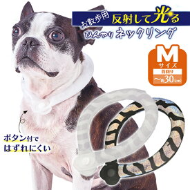 ペティオ 犬用 Let's walk お散歩用 反射して光る ひんやりネックリング M | Petio 小型犬 お散歩用ウェア 犬 散歩 反射して光る 植物由来PCM使用 繰り返し使える エコ 暑さ対策 熱中症対策 春 夏