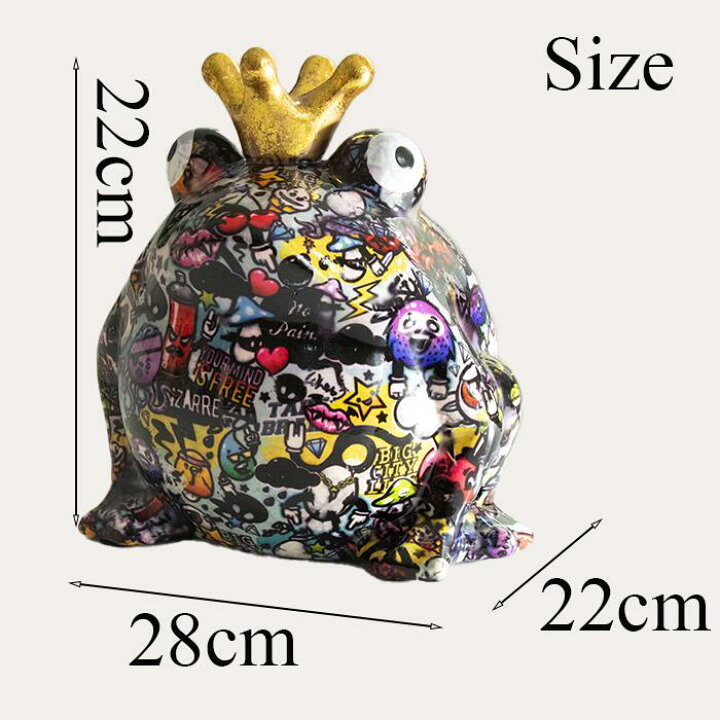楽天市場】誕生日 貯金箱 マネーバンクキングフロッグ BIG KING 