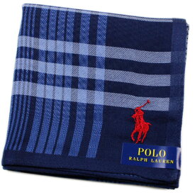 ポロ ラルフローレン ハンカチ 1枚 メンズ 綿 ブランド ハイブランド POLO Ralph Lauren 紺 ネイビー チェック 赤 ロゴ 刺繍 男性 紳士 父の日 実用的 20代 30代 40代 50代 60代 70代 プレゼント ギフト おしゃれ ポイント消化