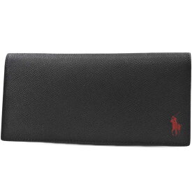ポロ ラルフローレン 長財布 財布 メンズ ブランド POLO Ralph Lauren フラップ コントラストレザー カラーポニー 専用箱付 黒 ブラック レッド 20代 30代 40代 50代 60代 プレゼント ギフト おしゃれ 男性 紳士 本革 P-CP517