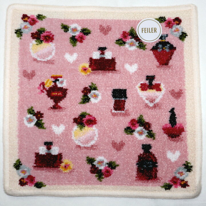 楽天市場】フェイラー ハンカチ フレグランスローズ 25cm×25cm 
