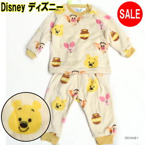 Disney ディズニー ベビー服 サイズ：80.90.95 パジャマ くまのプーさん 215109718 プーさん ティガー ピグレット 黄色 イエロー