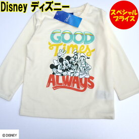 Disney ディズニー 子供服 Tシャツ 長袖 オールウエイズ アイボリー (サイズ：80.90.95) 221223528-00