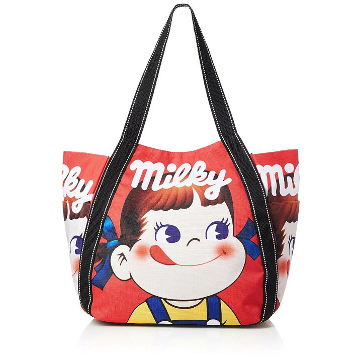 楽天市場】ペコちゃん トートバッグ バルーントート 不二家 ペコちゃん  