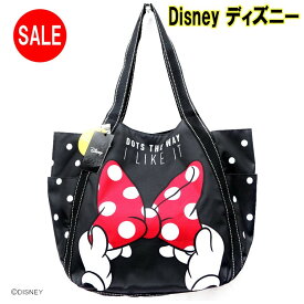 Disney ディズニー トートバッグ 大容量 バルーントート ミニー　I LIKE IT　DMK-116