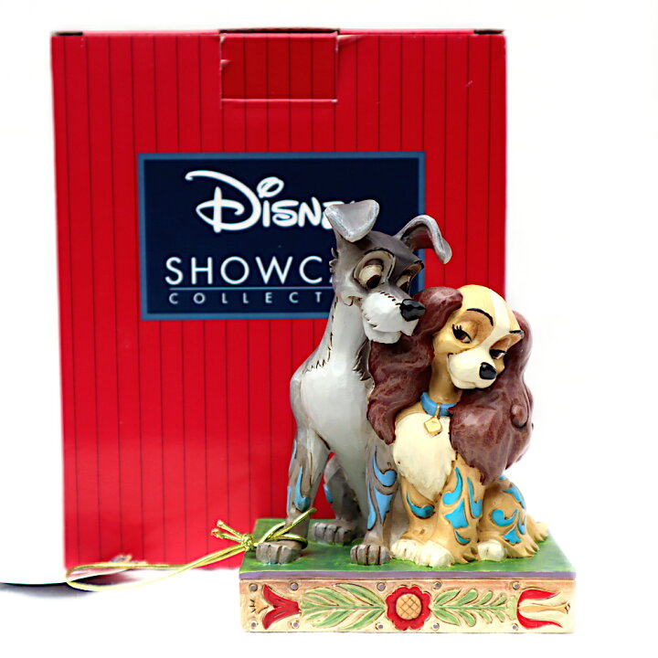 楽天市場 Disney ディズニー フィギュア Disney Traditions レディ トランプ ラブ レディ トランプ わんわん物語 プチアーク楽天市場店