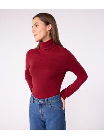 【SALE／10%OFF】タートルネック長袖Tシャツ PETIT BATEAU プチバトー トップス カットソー・Tシャツ グリーン レッド ピンク【RBA_E】【送料無料】[Rakuten Fashion]