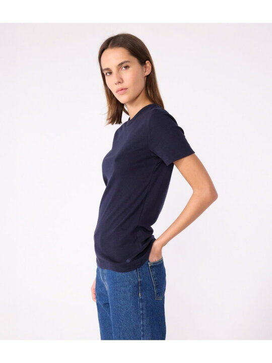 楽天市場】クルーネック半袖Tシャツ PETIT BATEAU プチバトー トップス  