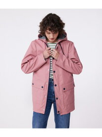 ヨットパーカ PETIT BATEAU プチバトー ジャケット・アウター マウンテンパーカー ホワイト ピンク【送料無料】[Rakuten Fashion]