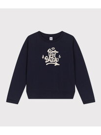 【SALE／30%OFF】プリントスウェットプルオーバー PETIT BATEAU プチバトー トップス スウェット・トレーナー ホワイト【RBA_E】【送料無料】[Rakuten Fashion]