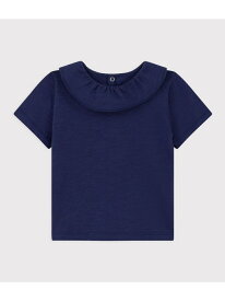 【SALE／30%OFF】ライトジャージ半袖ブラウス PETIT BATEAU プチバトー トップス シャツ・ブラウス ネイビー【RBA_E】[Rakuten Fashion]