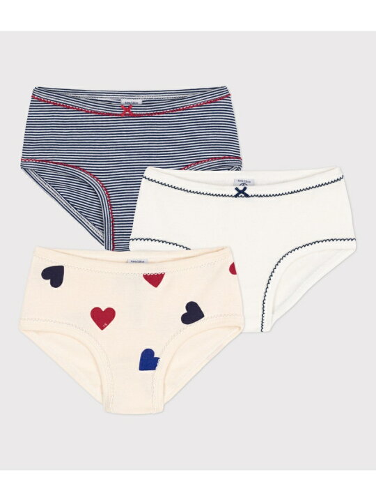 楽天市場】【SALE／10%OFF】ハイウェストショーツ3枚組 PETIT BATEAU 