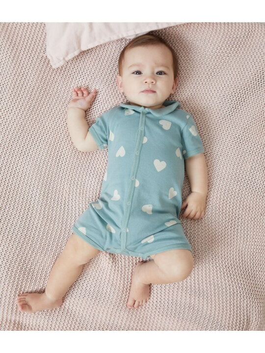 楽天市場】【SALE／10%OFF】プリントショートロンパース PETIT BATEAU 