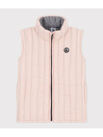 【SALE／30%OFF】チュビックキルティングベスト PETIT BATEAU プチバトー トップス ベスト・ジレ ピンク ホワイト【RBA_E】【送料無料】[Rakuten Fashion]