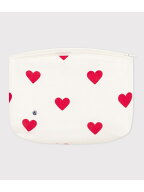 ハートプリントポーチ PETIT BATEAU プチバトー マタニティウェア・ベビー用品 その他のベビーグッズ ホ…