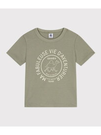 【SALE／20%OFF】プリント半袖Tシャツ PETIT BATEAU プチバトー トップス カットソー・Tシャツ ホワイト ブルー【RBA_E】[Rakuten Fashion]