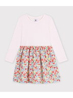 フラワープリント長袖ワンピース PETIT BATEAU プチバトー ワンピース・ドレス ワンピース【送料無料】[R…