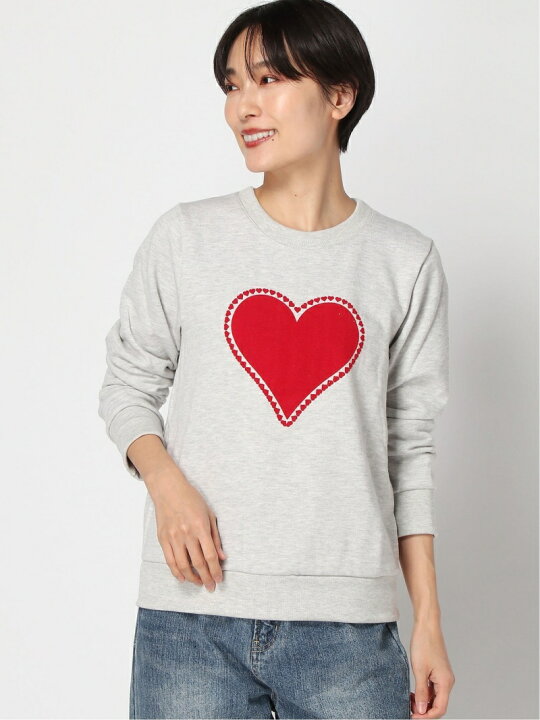 楽天市場】【SALE／20%OFF】(W)ハートプリントスウェット長袖プル 