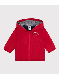 【SALE／20%OFF】プリントウィンドブレーカー PETIT BATEAU プチバトー ジャケット・アウター マウンテンパーカー レッド【RBA_E】【送料無料】[Rakuten Fashion]