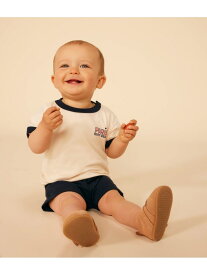 【SALE／20%OFF】PARISプリント半袖Tシャツ PETIT BATEAU プチバトー トップス カットソー・Tシャツ ホワイト【RBA_E】【送料無料】[Rakuten Fashion]