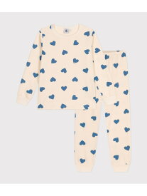 【SALE／10%OFF】スウェット長袖パジャマ PETIT BATEAU プチバトー インナー・ルームウェア パジャマ ホワイト【RBA_E】【送料無料】[Rakuten Fashion]