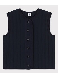 【SALE／40%OFF】チュビックキルティングベスト PETIT BATEAU プチバトー トップス ベスト・ジレ ホワイト【RBA_E】【送料無料】[Rakuten Fashion]