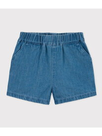 【SALE／30%OFF】ライトデニムショートパンツ PETIT BATEAU プチバトー パンツ その他のパンツ ブルー【RBA_E】[Rakuten Fashion]