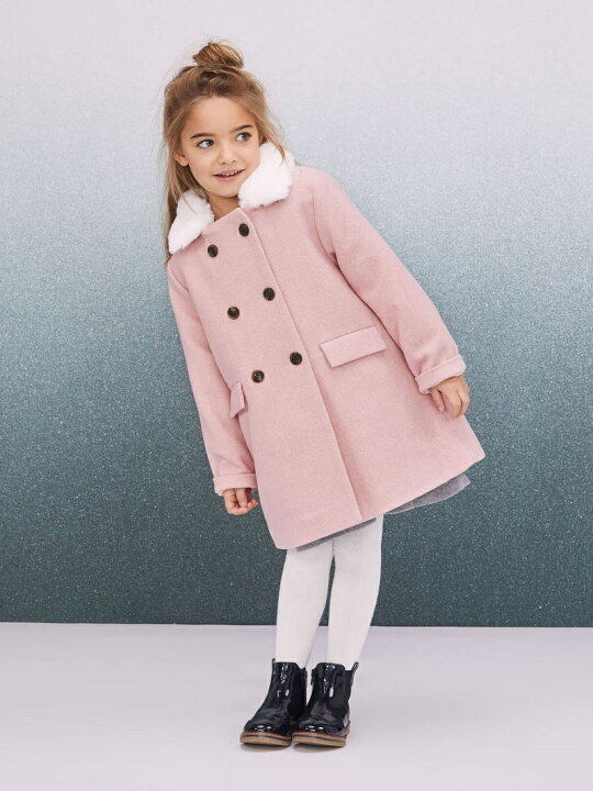 楽天市場】【SALE／40%OFF】(K)衿付きウールコート PETIT BATEAU  