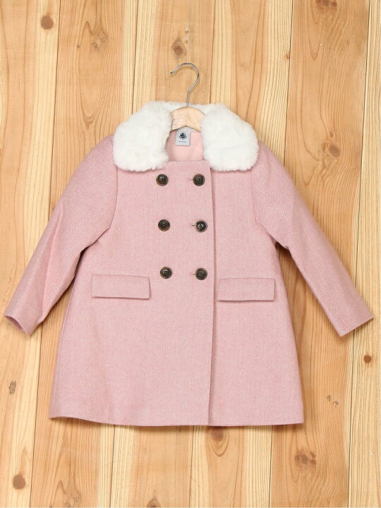 楽天市場】【SALE／40%OFF】(K)衿付きウールコート PETIT BATEAU  