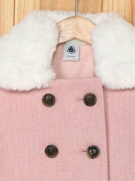 楽天市場】【SALE／40%OFF】(K)衿付きウールコート PETIT BATEAU  