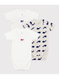 半袖あわせボディ3枚組 PETIT BATEAU プチバトー マタニティウェア・ベビー用品 ベビー肌着・新生児服【送料無料】[Rakuten Fashion]