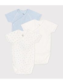 【SALE／20%OFF】半袖あわせボディ3枚組 PETIT BATEAU プチバトー マタニティウェア・ベビー用品 ベビー肌着・新生児服【RBA_E】【送料無料】[Rakuten Fashion]