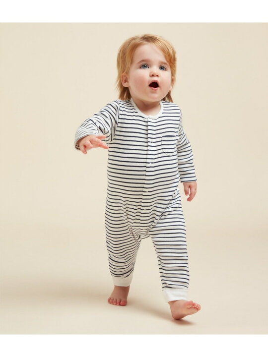 楽天市場】【SALE／50%OFF】ミニマリニエールロンパース PETIT BATEAU 
