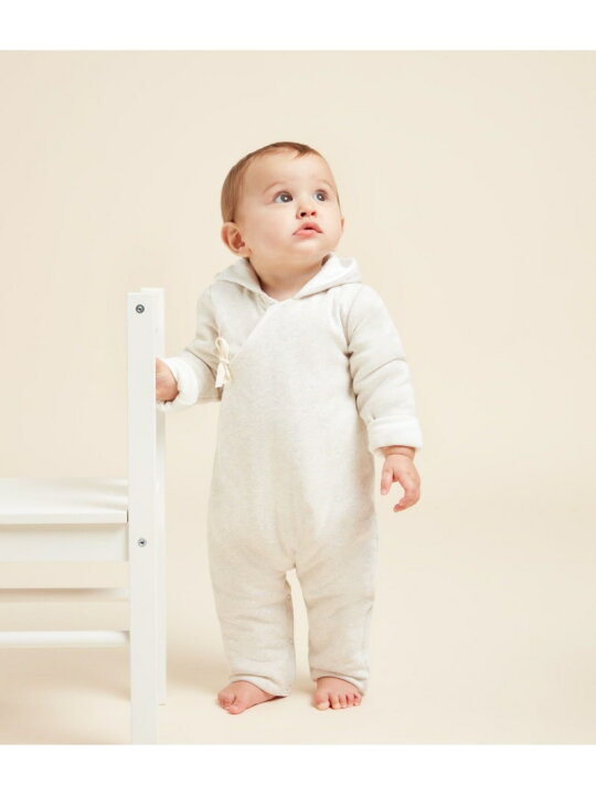楽天市場】【SALE／20%OFF】フード付前開きロンパース PETIT BATEAU 