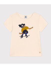 【SALE／30%OFF】プリント半袖Tシャツ PETIT BATEAU プチバトー トップス カットソー・Tシャツ ホワイト【RBA_E】[Rakuten Fashion]