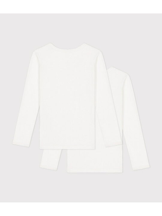 楽天市場】長袖Tシャツ2枚組 PETIT BATEAU プチバトー インナー 