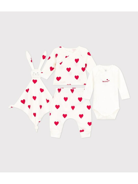 楽天市場】【SALE／10%OFF】ハートプリント4点セット PETIT BATEAU 