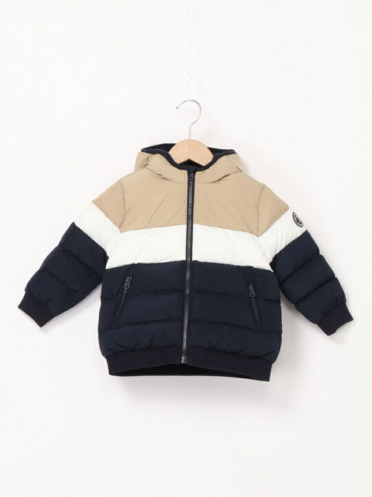 楽天市場】【SALE／40%OFF】(K)カラーブロック中綿入りフード付き 