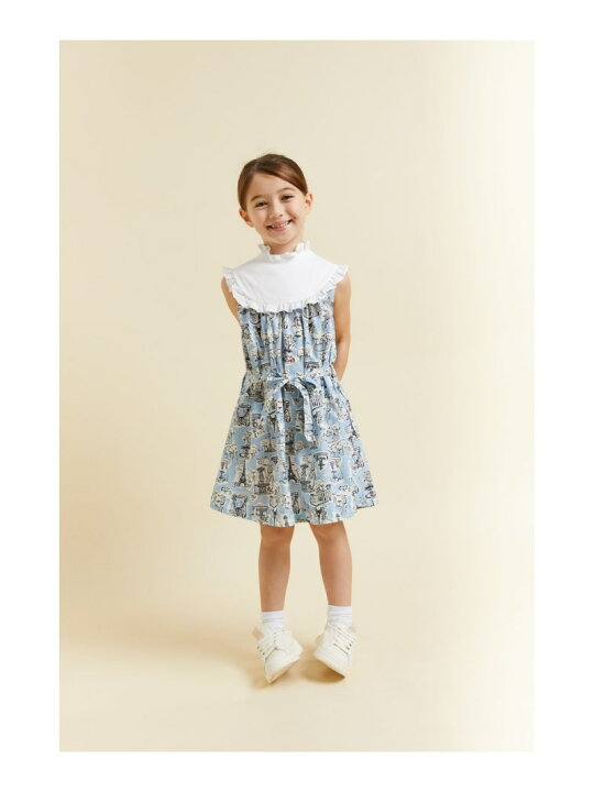 楽天市場】【SALE／30%OFF】プリントノースリーブワンピース PETIT 