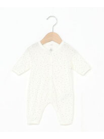 【SALE／10%OFF】プリント足なしロンパース PETIT BATEAU プチバトー マタニティウェア・ベビー用品 ロンパース・カバーオール ホワイト【RBA_E】【送料無料】[Rakuten Fashion]