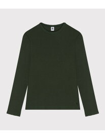 【SALE／20%OFF】ポワンココット長袖Tシャツ PETIT BATEAU プチバトー トップス カットソー・Tシャツ ホワイト グリーン ブラック【RBA_E】【送料無料】[Rakuten Fashion]