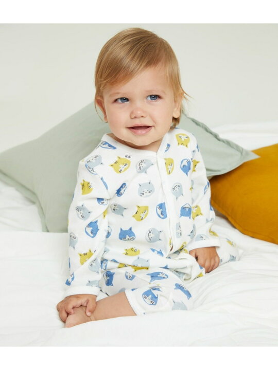 楽天市場】【SALE／20%OFF】プリント足なしロンパース PETIT BATEAU 
