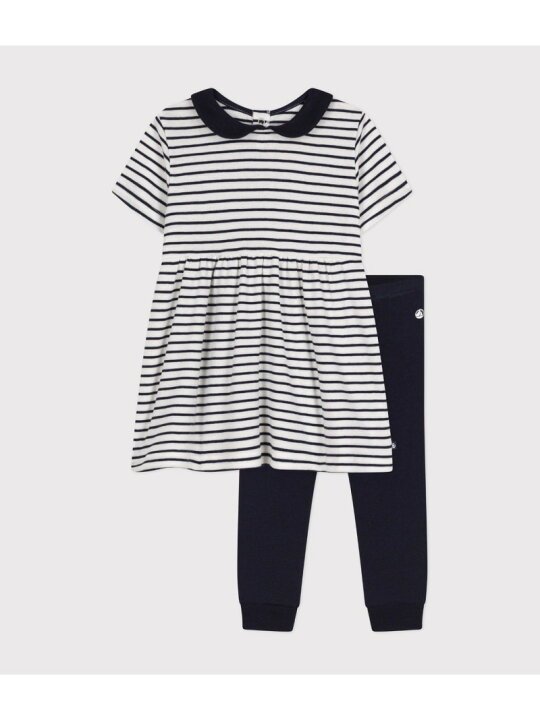楽天市場】【SALE／30%OFF】ワンピース&レギンスセット PETIT BATEAU 