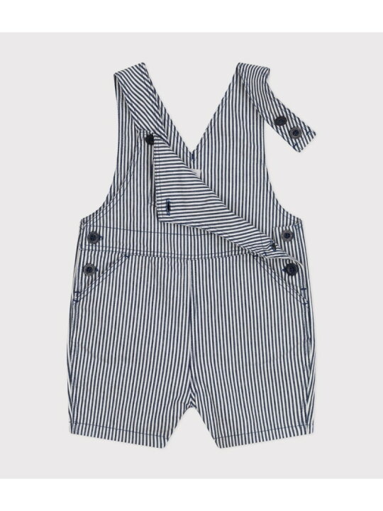 楽天市場】【SALE／40%OFF】ヒッコリーストライプショートサロペット 