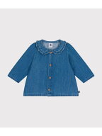 【SALE／40%OFF】デニム長袖ブラウス PETIT BATEAU プチバトー トップス シャツ・ブラウス ブルー【RBA_E…