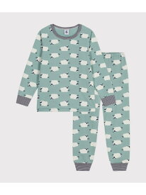 【SALE／10%OFF】スウェット長袖パジャマ PETIT BATEAU プチバトー インナー・ルームウェア パジャマ【RBA_E】【送料無料】[Rakuten Fashion]